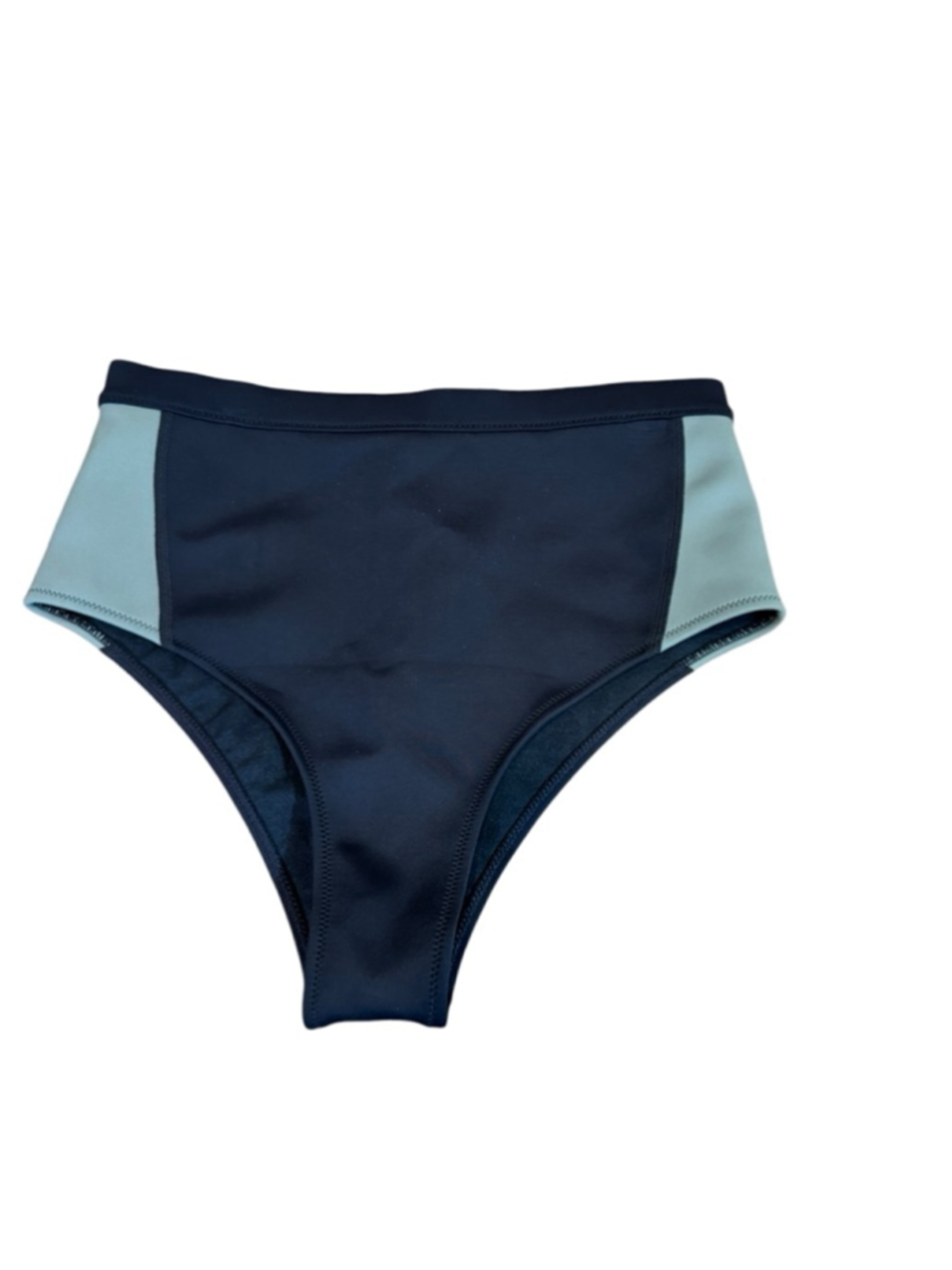 Women's Roxy Black & Gray High Waist Swim Bottoms Size M